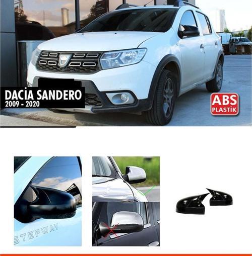 Sandero Batman Ayna Kapağı Piano Black / 2009 - 2020