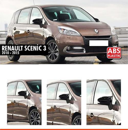 Scenic 3 Batman Ayna Kapağı Piano Black / 2010-2015