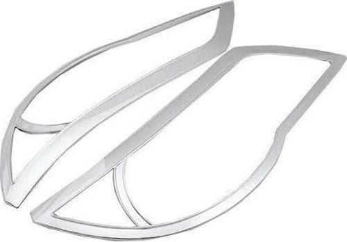 Volkswagen Tiguan Uyumlu 2008-2010 Far Çerçevesi ABS Krom 2 Parça