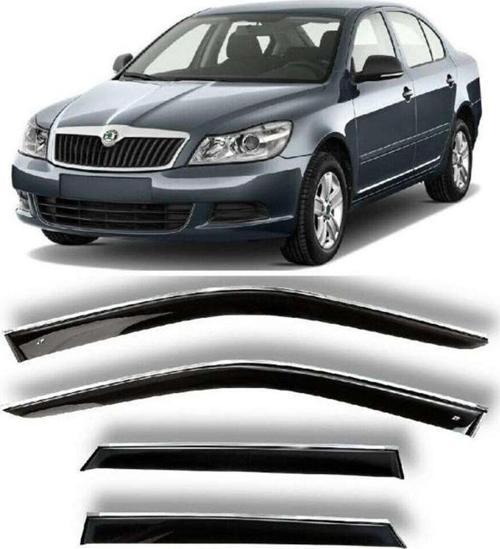 Skoda Octavia Uyumlu 2004 2012 Kromlu Cam Rüzgarlığı İthal