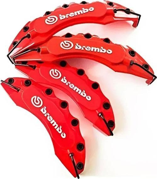 Opel Corsa Uyumlu Brembo Kırmızı Kaliper Kapağı 4 Parça Ön Arka Set