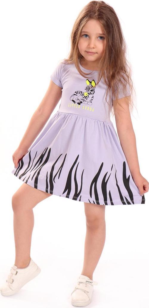 Toontoy Kız Bebek Baskılı Elbise