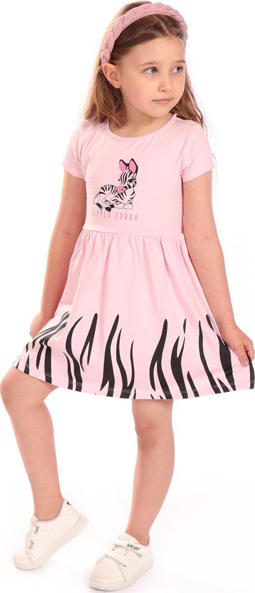 Toontoy Kız Bebek Baskılı Elbise