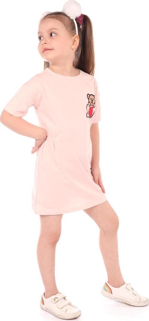 Toontoy Kız Bebek Nakışlı Elbise