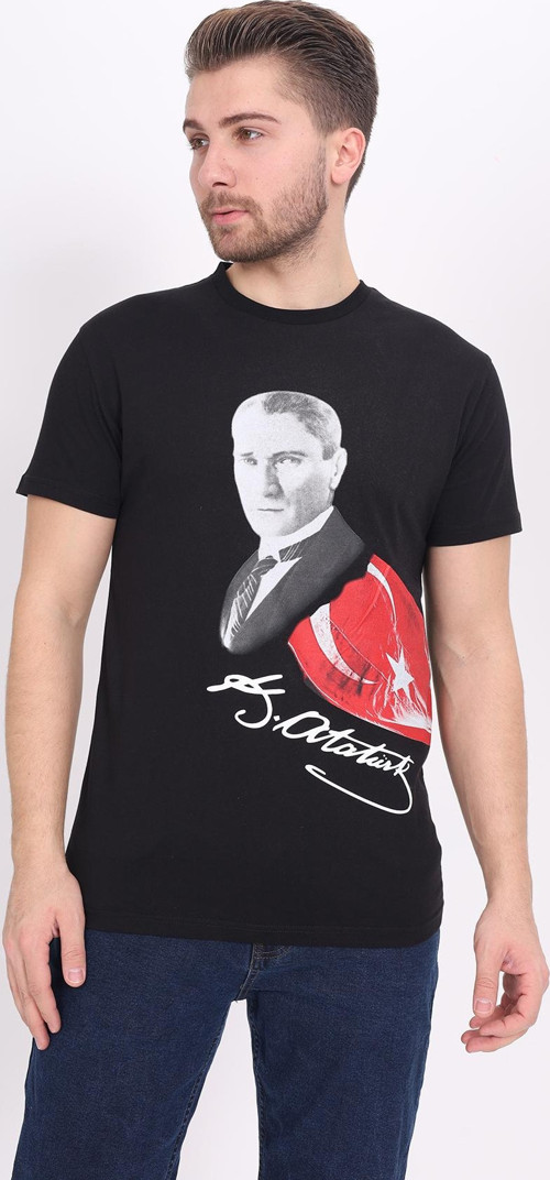 Toontoy Unisex Atatürk Baskılı Tişört 23093