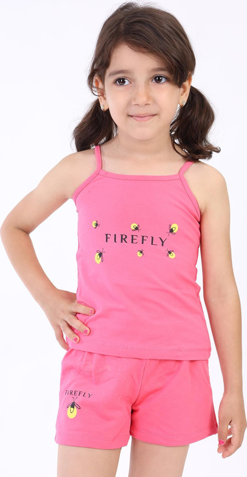Toontoy Kız Bebek Baskılı Şortlu Takım