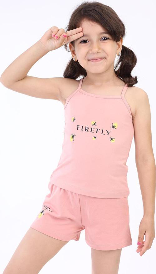 Toontoy Kız Bebek Baskılı Şortlu Takım