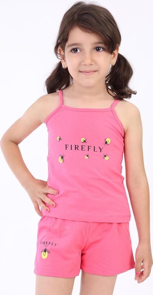 Toontoy Kız Bebek Baskılı Şortlu Takım