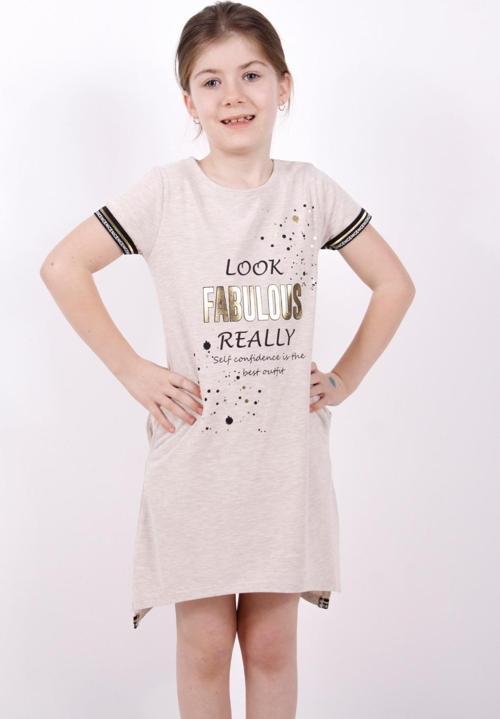 Toontoy Kız Çocuk Fabulous Baskılı Elbise