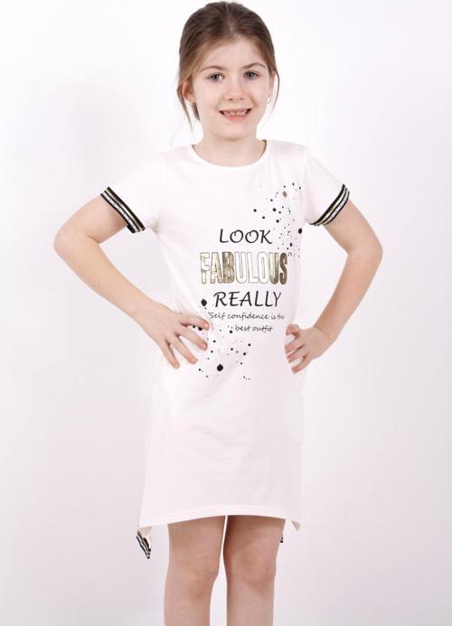 Toontoy Kız Çocuk Fabulous Baskılı Elbise