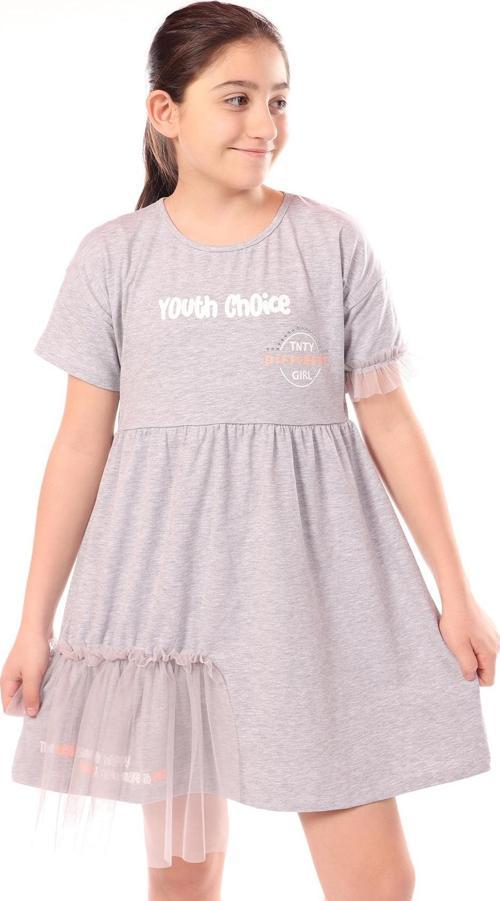 Toontoy Kız Çocuk Youth Choice Baskılı Tüllü Elbise