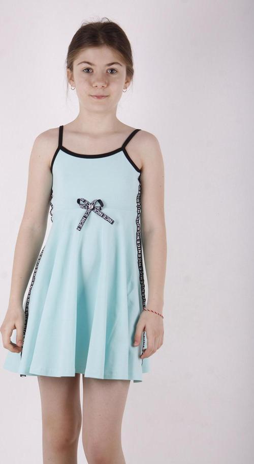 Toontoy Kız Çocuk Nice Şeritli Elbise
