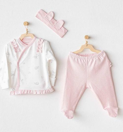 Bunny Bear 3'lü Bebek Zıbın AC25647
