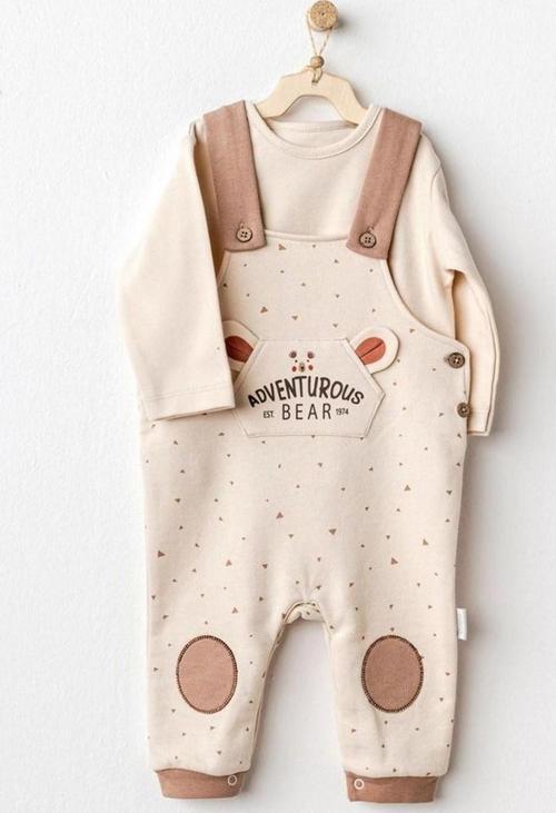 Adventurous Bear Bebek Salopet Takım AC25027