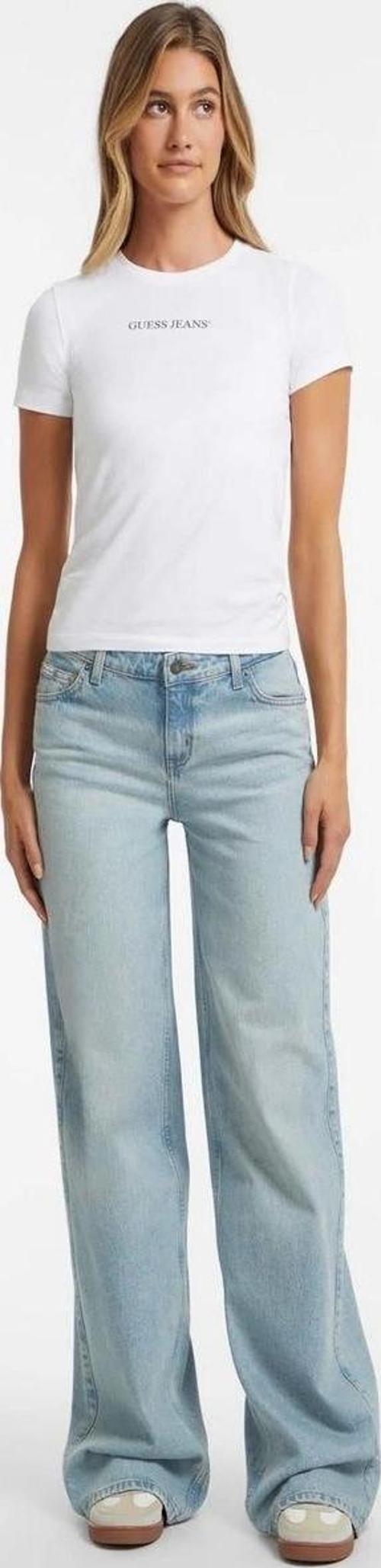 JEANS Kadın İspanyol Paça Wide-Leg Jean Açık Mavi Deni