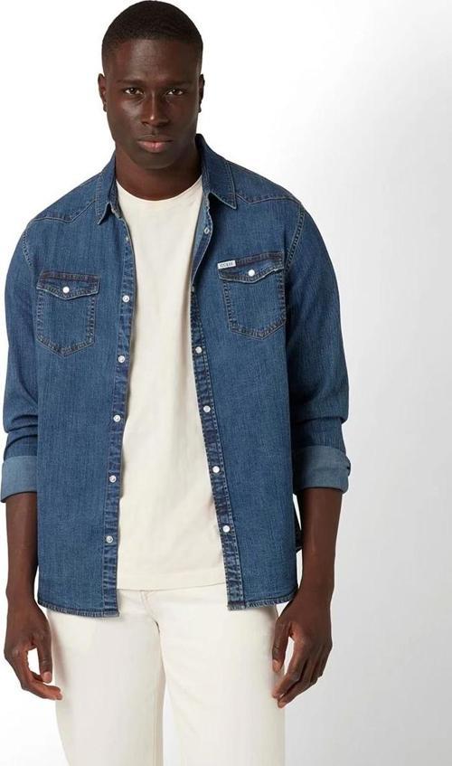 Erkek Denim Slim Fit Gömlek