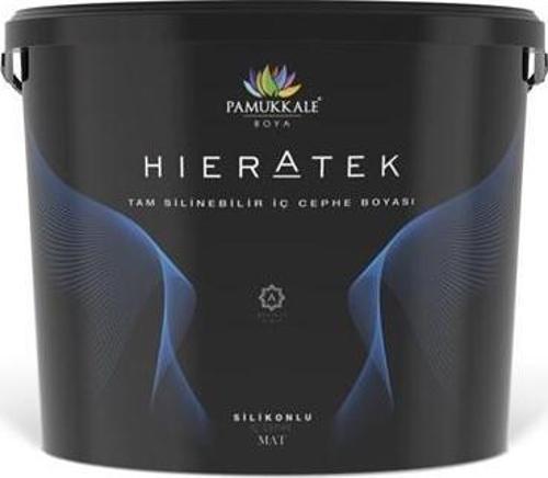HieraTek İpek Mat Silikonlu Tam Silinebilir İç Cephe Boyası 15 Lt Berrak