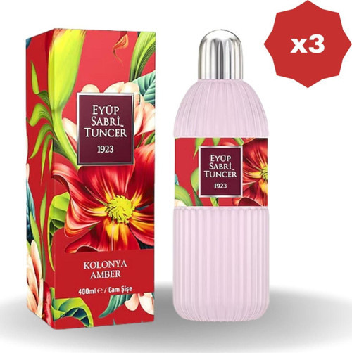 Amber Kolonyası 400 Ml - (3 Adet)