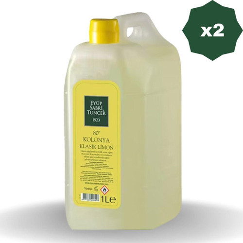 Bidon Limon Kolonyası 1 Lt - (2 Adet)