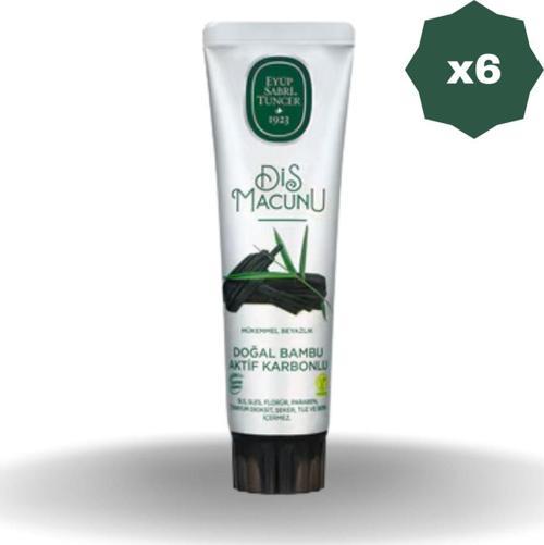 Doğal Bambu Karbonlu Diş Macunu 90 Ml - (6 Adet)