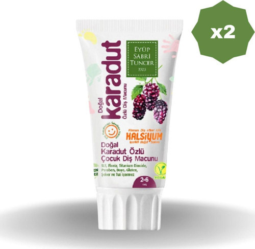 Doğal Karadut Özlü Diş Macunu 60 Ml - (2 Adet)