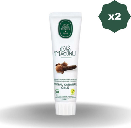 Doğal Karanfil Özlü Diş Macunu 90 Ml - (2 Adet)