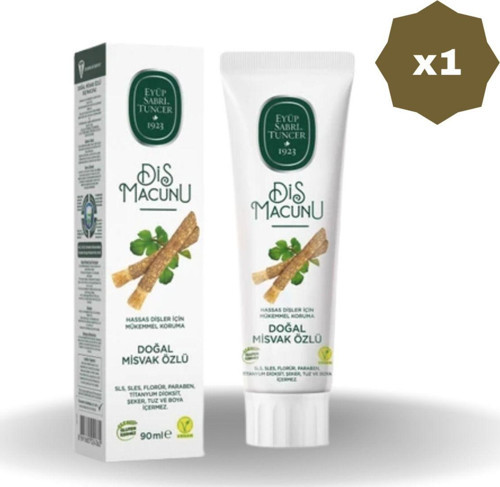 Doğal Misvak Özlü Diş Macunu 90 Ml - (1 Adet)