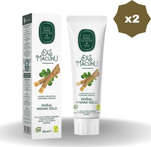 Doğal Misvak Özlü Diş Macunu 90 Ml - (2 Adet)