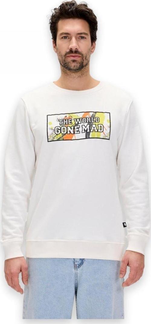 Caen Crewneck Beyaz Erkek Sweatshirt