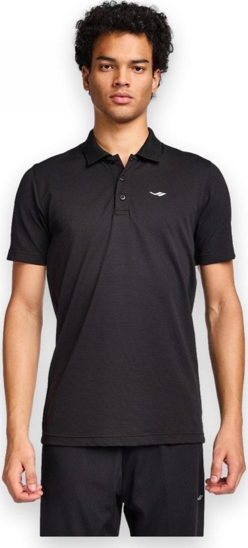 25S1275 Kısa Kol Polo Yaka T Siyah Erkek T-Shirt