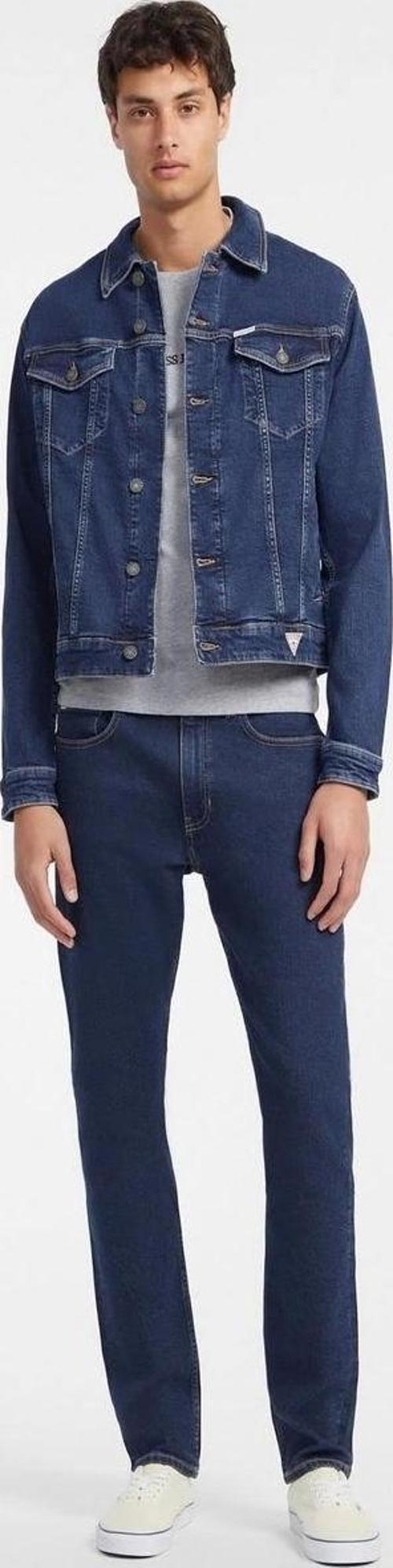 Slim Fit Denim Klasik Erkek Ceket Trucker Jacket Stili