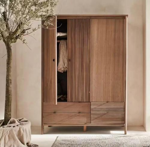 -Design Ahşap Lamina Gardırop