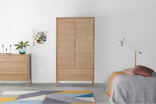 -Design Ahşap Tuksonnaturel Gardırop