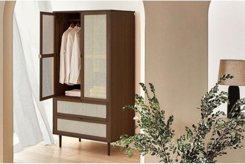 -Design Ahşap Luka2 Gardırop