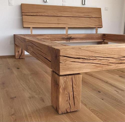 -Design Ahşap Perma Karyola