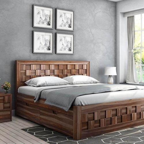 -Design Ahşap Ponka Karyola