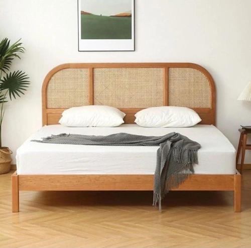 -Design Ahşap Yun Karyola