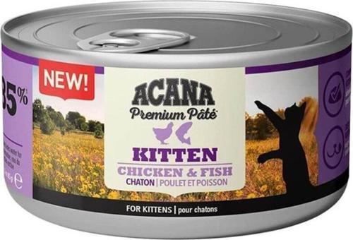 Premium Pate Tavuklu Ve Balıklı Ezme Yavru Kedi Konservesi 85Gr