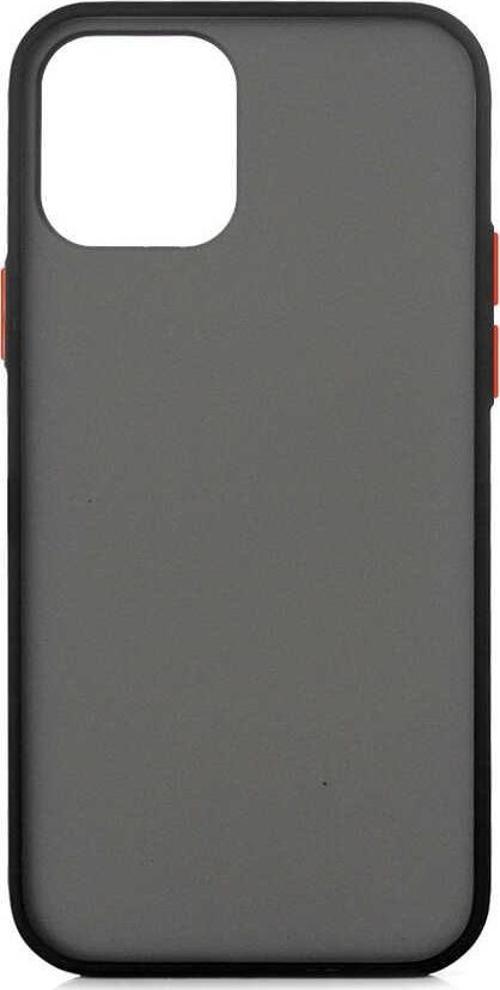 iPhone 12 Mini Kılıf Mat Yüzey Renkli Kenar Silikon