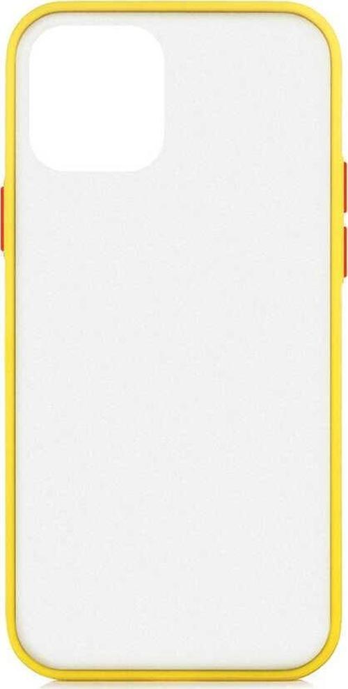 iPhone 12 Mini Kılıf Mat Yüzey Renkli Kenar Silikon