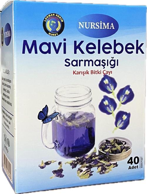Mavi Kelebek Sarmaşığı Çayı 40lı Süzen Poşet Çay