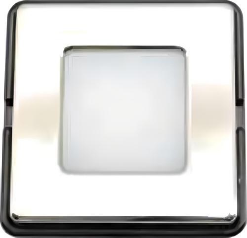 MERDİVEN LAMBASI LED MAVİ KARE 12V