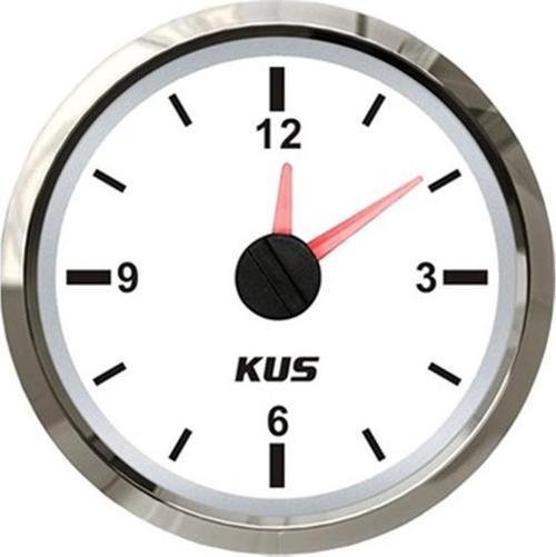 ZAMAN SAATİ ÇAP 52mm BEYAZ TEKNE YAT