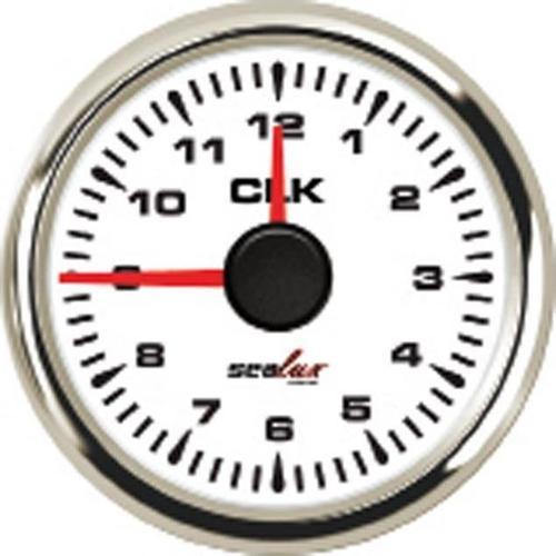 ZAMAN SAATİ Sealux Ø52mm BEYAZ TEKNE VE YAT