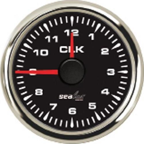 ZAMAN SAATİ Sealux Ø52mm SİYAH TEKNE VE YAT