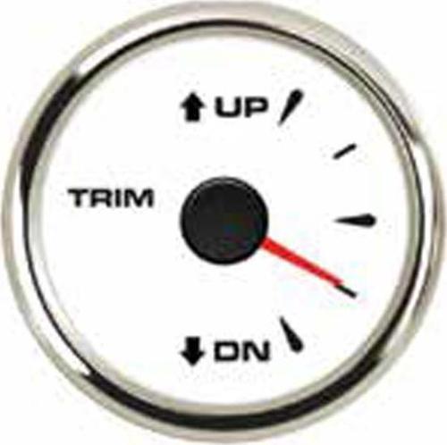 TRİM SAATİ 0-190 ÇAP 52MM BEYAZ TRİM GÖSTERGESİ TEKNE VE YAT