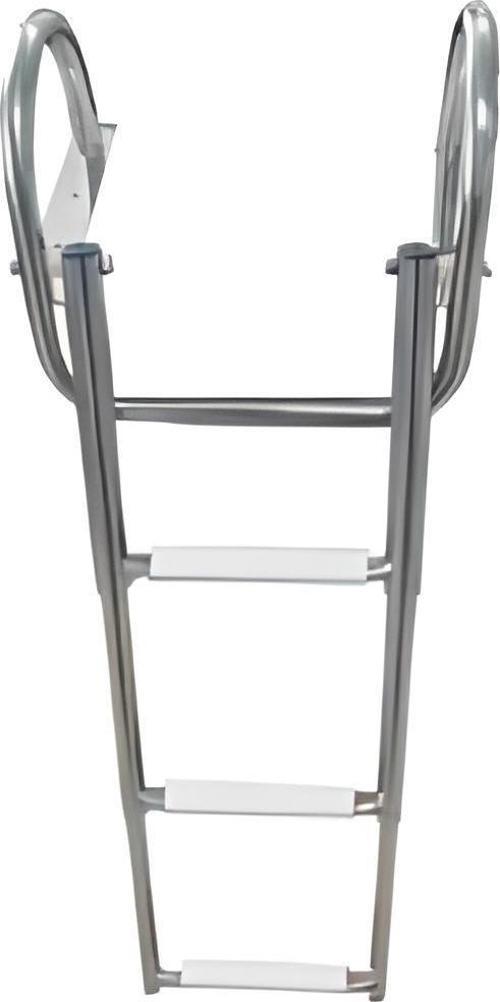TEKNE MERDİVENİ KATLANABİLİR TELESKOPİK MERDİVEN 3 KROM TUTAMAKLI 92CM