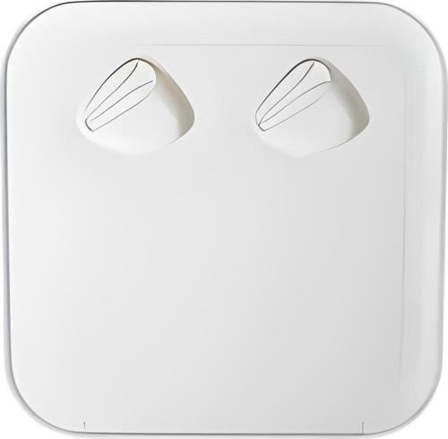 TEKNE VE KARAVAN İÇİN PLASTİK KAPAK BEYAZ  372x372 mm