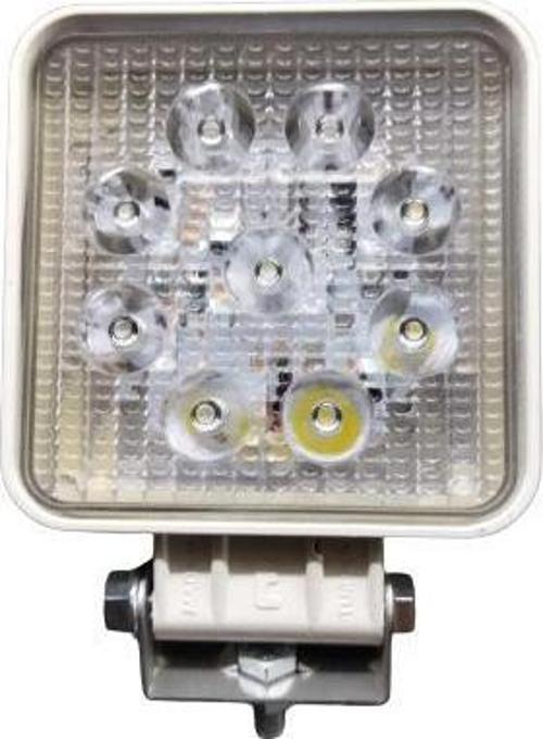 TEKNE İÇİN AYDINLATMA LAMBA 106x106mm BEYAZ 9 led 10-30v  27W