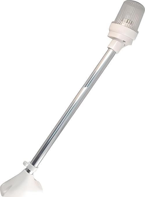 IŞIKLI BAYRAK DİREĞİ SABİT BEYAZ 500mm